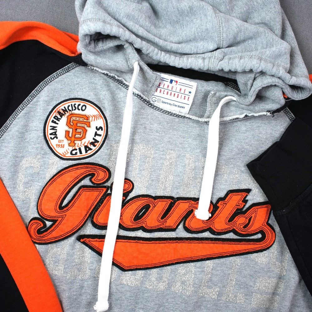 Y2K MLB Genuine Merchandise San Francisco Giants Carl Banks Hoodie Embroidered